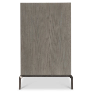 Bernhardt Bernhardt Elysia Buffet With Dark Bronze Greco‑Roman Frieze, Weathered Greige Oak, Soft‑Close Doors 332132