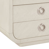 Brighton 3-Drawer Nightstand with USB Port White, North Star Finish P378140 Pulaski Furniture