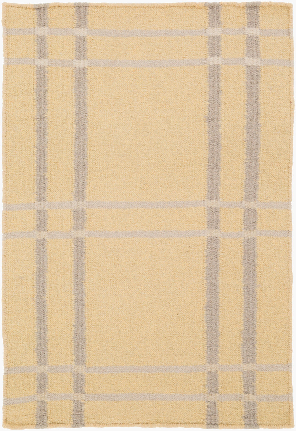 Surya Sheffield Market Sfm-8004 2'6" X 8' Durable Handmade Wool Rug For Modern Decor - Limited Warranty Tan Wool Sfm8005-23