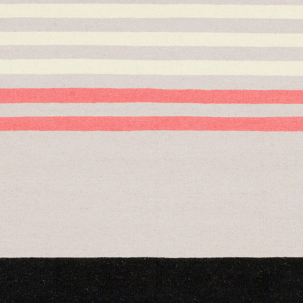 Surya Sheffield Market Sfm-8004 2'6" X 8' Durable Handmade Wool Rug For Modern Decor - Limited Warranty Pink Wool Sfm8006-3353