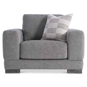 Bernhardt Bernhardt Lars Chair — Modern Geometric Silhouette With Deep Cushioning, Wide Track Arms, Customizable Fabric - Made to Order B1262A