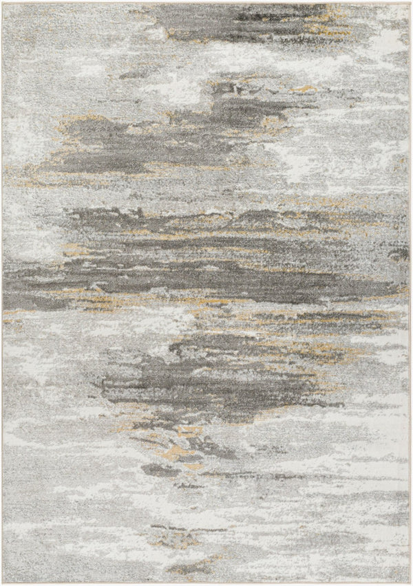 Livabliss San Francisco Geometric Area Rug Machine Woven Polypropylene Blend for Modern Living Light Gray, Ivo 9'2" x 12' SFO2311-9212