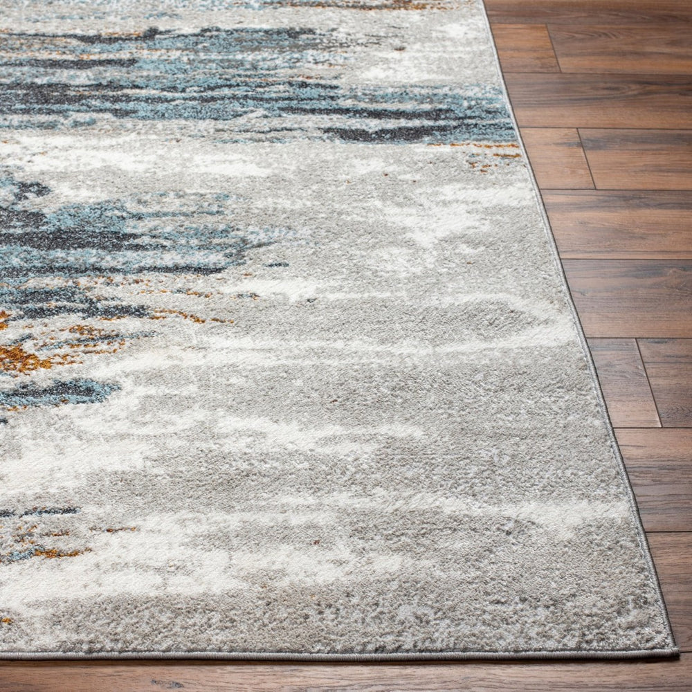 Livabliss San Francisco Geometric Area Rug Modern Polypropylene Blend for Living Room or Office Ivory, Light Gr 5'3" x 7' SFO2312-537