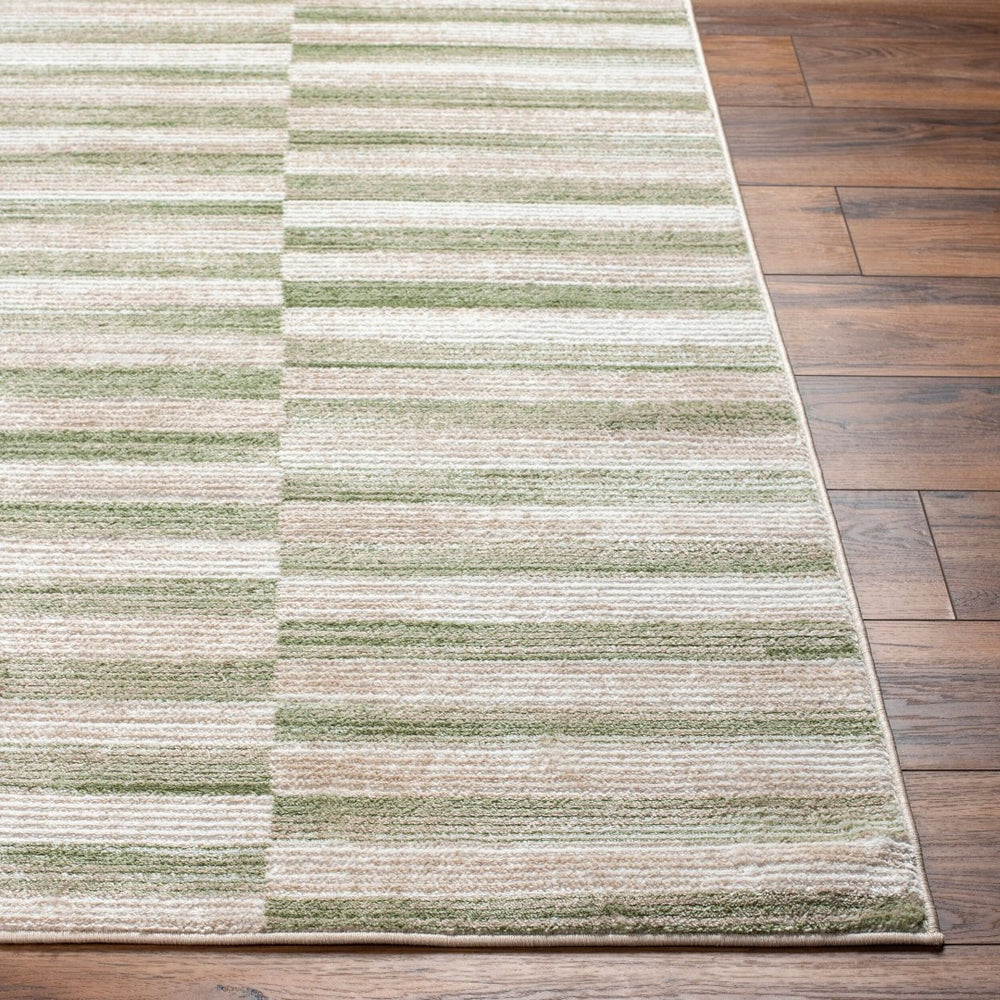 Livabliss San Francisco Geometric Area Rug Turkish Polypropylene Blend for Modern Living Rooms Ivory, Tan 9'2" x 12' SFO2320-9212