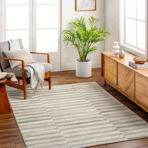 Livabliss San Francisco Geometric Area Rug Turkish Polypropylene Blend for Modern Living Rooms Ivory, Tan 9'2" x 12' SFO2320-9212