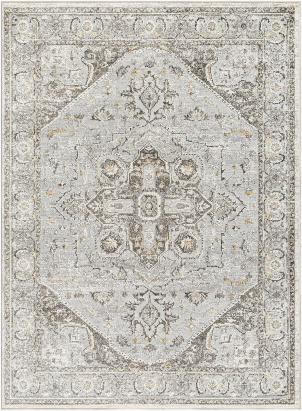 Livabliss San Francisco Traditional Medallion Polypropylene Area Rug for Living or Dining Rooms SFO2327-9212