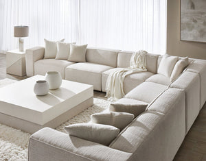 Bernhardt Bernhardt Bliss Oversized 160" Modular Sectional — Deep-Seat Comfort, 9 Pillows, Custom Made Order - Made to Order K1838