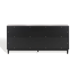 Safavieh Roseanne Banana Stem Sideboard Black / Natural Wood / Banana Stem SFV1310A
