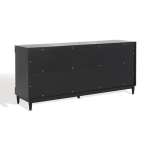 Safavieh Roseanne Banana Stem Sideboard Black / Natural Wood / Banana Stem SFV1310A