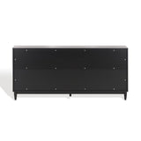 Safavieh Roseanne Banana Stem Sideboard Black / Natural Wood / Banana Stem SFV1310A