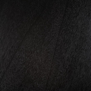 Safavieh Devin Round Pedestal Dining Table Black Wood SFV1700C-2BX