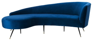 Safavieh Evangeline Velvet Parisian Sofa SFV2101C