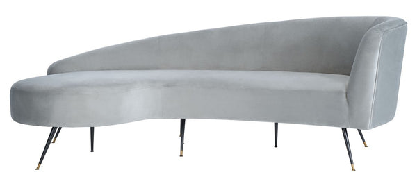 Safavieh Evangeline Velvet Parisian Sofa SFV2101E