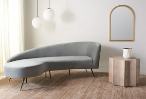 Safavieh Evangeline Velvet Parisian Sofa SFV2101E