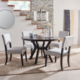 Safavieh Luis Round Wood Dining Table SFV2106A-2BX