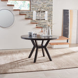 Safavieh Luis Round Wood Dining Table SFV2106A-2BX