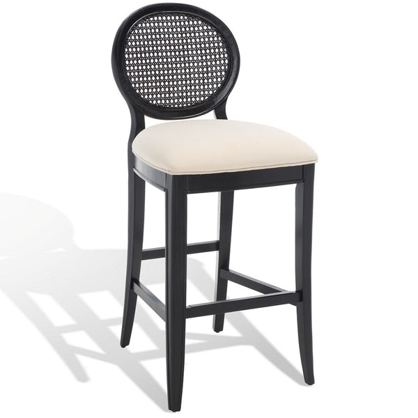 Safavieh Karlee Rattan Back Barstool SFV2132B-SET2