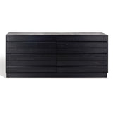 Safavieh Deirdra 6 Drawer Wood Dresser XII23 Black Wood SFV2139B