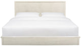 Safavieh Deirdra Wood King Bed X23 White Wash 80.5 IN W x 85.3 IN D x 39 IN H