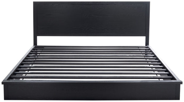 Safavieh Deirdra Wood King Bed X23 Black 80.5 IN W x 85.3 IN D x 39 IN H