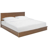 Safavieh Deirdra Wood King Bed X23 Medium Oak 80.5 IN W x 85.3 IN D x 39 IN H