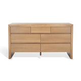 Safavieh Darnell Wood 7 Drawer Dresser Natural SFV2153A