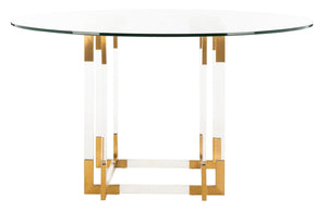 Safavieh Koryn 54" Acrylic Dining Table SFV2509A-2BX