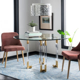 Safavieh Koryn 54" Acrylic Dining Table SFV2509A-2BX