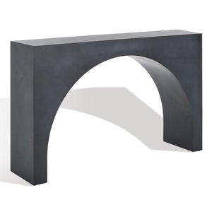 Safavieh Katelynn Burled Mappa Console Table Grey Mdf / Burled Mappa Veneer SFV3590B