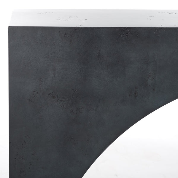 Safavieh Katelynn Burled Mappa Console Table Grey Mdf / Burled Mappa Veneer SFV3590B