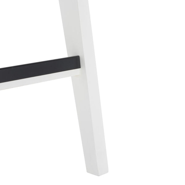 Safavieh Hattie French Cane Counter Stool XII23 White / Natural Wood / Rattan SFV4139C