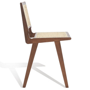 Safavieh Hattie French Cane Counter Stool XII23 Walnut / Natural Wood / Rattan SFV4139D