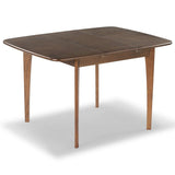 Safavieh Barbossa Extendable Dining Table Walnut 50 IN W x 36.2 IN D x 30.1 IN H