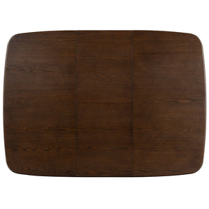 Safavieh Barbossa Extendable Dining Table Walnut 50 IN W x 36.2 IN D x 30.1 IN H