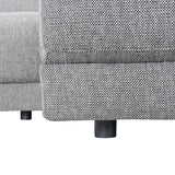 Safavieh Ludovic Contemporary Sofa Dark Grey SFV4517B-2BX