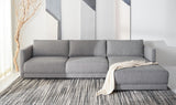 Safavieh Ludovic Contemporary Sofa Dark Grey SFV4517B-2BX