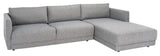 Safavieh Ludovic Contemporary Sofa Dark Grey SFV4517B-2BX