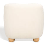 Safavieh Dyanna Boucle Accent Chair Ivory / Natural SFV4600A