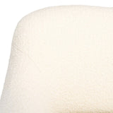 Safavieh Dyanna Boucle Accent Chair Ivory / Natural SFV4600A