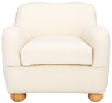 Safavieh Dyanna Boucle Accent Chair Ivory / Natural SFV4600A