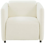 Safavieh Macilena Boucle Recliner Ivory Wood / Metal / Fabric / Foam SFV4744A