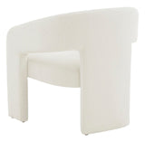 Safavieh Roseanna Modern Accent Chair Ivory 28.5 IN W x 27.2 IN D x 30.7 IN H