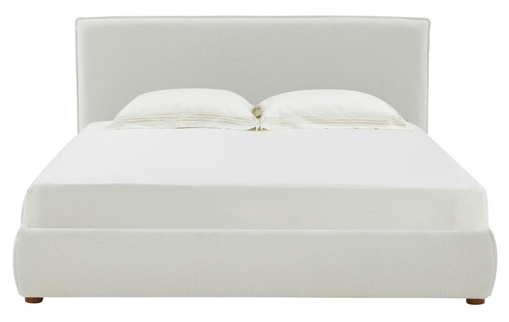 Safavieh Callahan Boucle King Bed Ivory SFV4801A-K-2BX