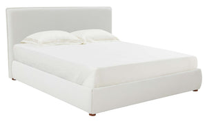 Safavieh Callahan Boucle King Bed Ivory SFV4801A-K-2BX