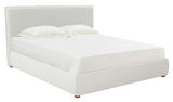 Safavieh Callahan Boucle King Bed Ivory SFV4801A-K-2BX