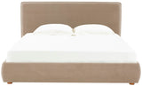 Callahan Faux Shearling King Bed