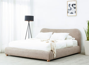 Safavieh Beccarose Boucle King Bed SFV4811C-K-2BX