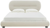 Safavieh Thalia Oval Headboard King Bed Cream SFV4845A-K-2BX