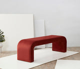 Safavieh Caralynn Velvet Bench Rust SFV5027M