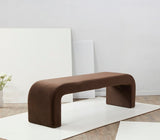 Safavieh Caralynn Velvet Bench Dark Brown SFV5027N